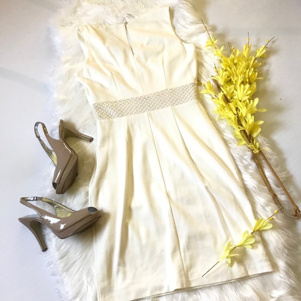 NWT Ro & De Bodycon Cocktail Dress in Ivory, S - Picture 15 of 15